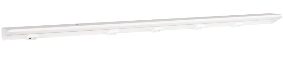 Task Lighting LPUL36S6RWWT30 36-1/2" RM USB Series Lighted Power Strip, 600 Lm/Ft Higher Output, White Finish, Color Temperature 3000K