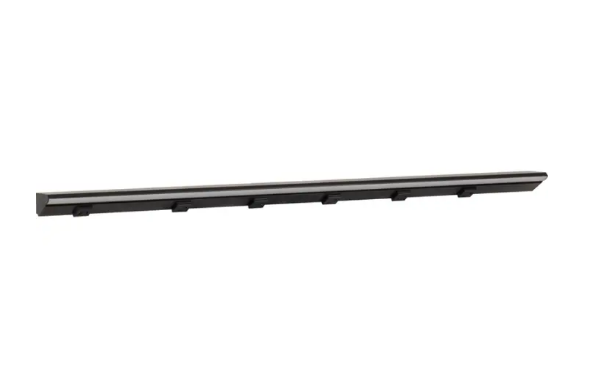 Task Lighting LPUL42S6RBBK50 42.5 Inch Lighted Power Strip - 2,100 Lumens - 21W - 5000K - 5 Receptacles - 1 USB-A/C - 12V - Black Finish