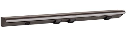 Task Lighting LPUR24S4DBBZ30 24-1/2" DV USB Series Lighted Power Strip, 400 Lm/Ft High Output, Bronze Finish, Black receptacles, Color Temperature 3000K