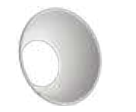 Westgate LRD-TL-10W-MCT-4R-WH – 4" Trimless Round Downlight - 10W, Adjustable White, White Finish