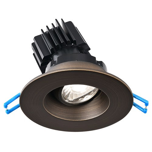 Lotus LED Lights LRG3-3018K-HO-ORB 3" Round Regressed Gimbal LED Downlight, High Output, Color Temperature Dim to Warm, Lumens 770 lm, Wattage 11W, 120V, Oil Rubbed Bronze