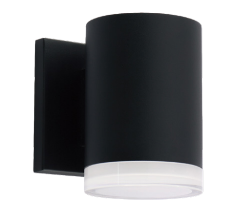 Westgate LRS-JR1S-MCT-C90-BK Decorative Outdoor Wall Light Solid Acrylic 1-SIDE 10W Tune 30/40/50K C90 Black