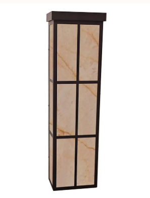 Westgate LRS-SH-24-MCTP-DD-ORB 24” Shoji Window Wall Sconce Light Selectable Watage 18W/24W/30W, 70LM/W, 3CCT 3000K/4000K/5000K Oil Rubbed Bronze Finish