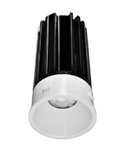 Lighting Spot 26 LS-1-TL-5CCT 1” Trimless Mini Downlight, 600lm/8W, 27k/30k/35k/40k/50k