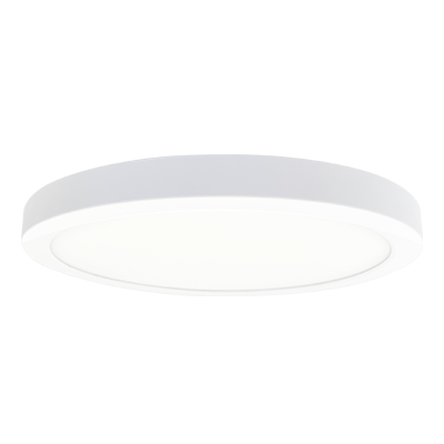 Lighting Spot 26 LS-PR12-21W-5CCT 12" Low Profile LED Surface Light - Color Temperature: 5CCT - Finish: White