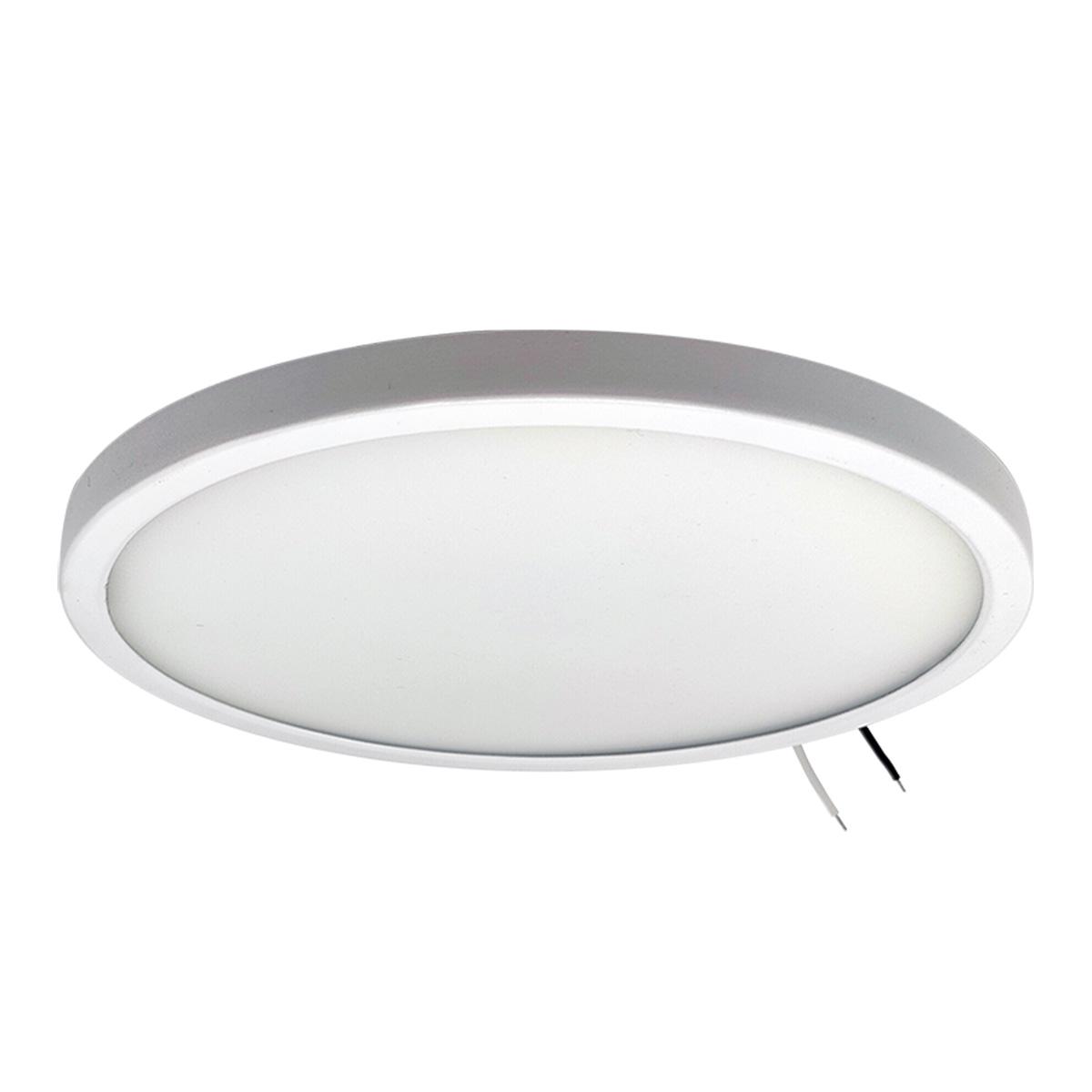 Lighting Spot 26 LS-PR15-25W-5CCT 15" Low Profile LED Surface Light - Color Temperature: 5CCT - Finish: White