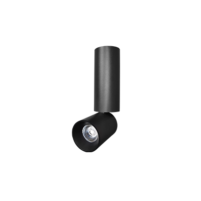 Lighting Spot 26 LS-SC-10-12W-5CCT 10" Surface Mount Adjustable LED Cylinder Light - Color Temperature: 5CCT - Finish: Black