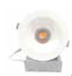 4'' LED Round Canless LED Recessed Downlight Selectable CCT (30K/40K/50K) White Finish