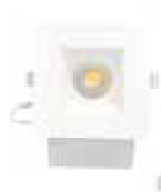 4'' LED Square Canless LED Recessed Downlight Selectable 3CCT (30K/40K/50K) Baffle Finish