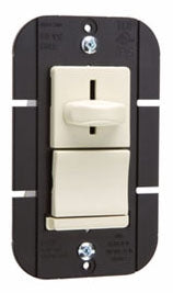 Wattstopper LS1000PIV Pass & Seymour Incan Preset SP Slide 1000W, Ivory Finish