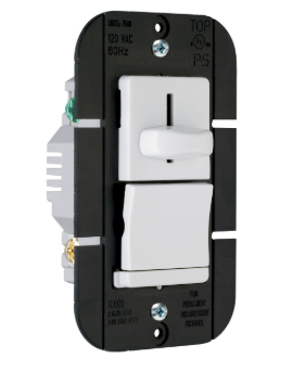 Wattstopper LS1000W LS Series Incandescent Slide Dimmer, White