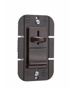 Wattstopper LS1003PBK LS Series Incandescent Slide Dimmer, 3way Preset, Black