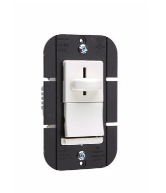 Wattstopper LS1003PW LS Series Incandescent Slide Dimmer, 3way Preset, White