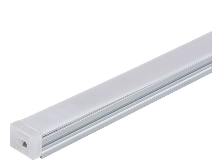 Task Lighting LS1PD24V21-02W4 17-13/16" 120 Lumens/Ft. 24-Volt Accent Output Dual Mount Linear Fixture, Single-White, Fits 21" Wall Cabinet, 120 Lumens/Fixture, 2 watts, Cool White 4000K