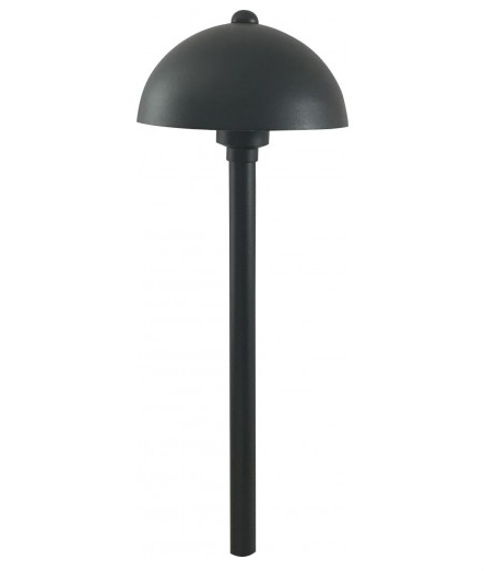 Orbit LS225-BK-WW Led 2w Outdoor Mushroom Path Light Cst Al 12v 3000k Black
