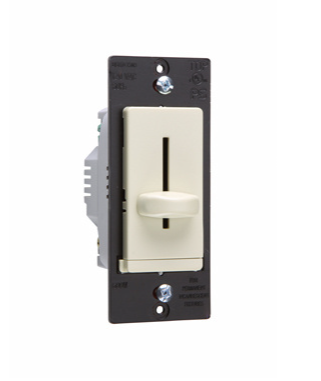 Wattstopper LS600I LS Series Incandescent Slide Dimmer, Ivory