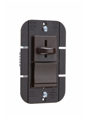 Wattstopper LS600P 600W Single Pole, Preset Incandescent Dimmer, Brown