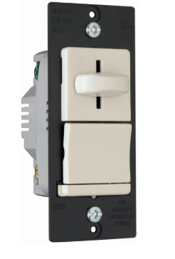 Wattstopper LS600PI 600W Single Pole, Preset Incandescent Dimmer, Ivory