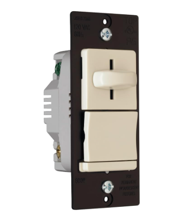 Wattstopper LS600PLAV 600W LS Series Preset Dimmer Light Switch for Incandescent and Halogen Bulbs, Single Pole, Light Almond