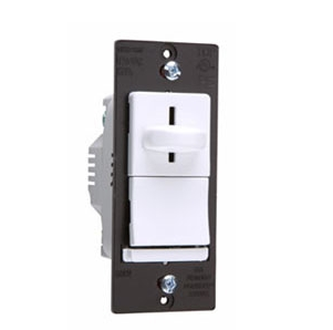 Wattstopper LS603PWV Pass & Seymour Incandescent 3 Way Preset Slide 600W White Finish