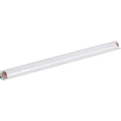 Task Lighting LS6P724V15-06W3 12-9/16" 600 Lumens/Ft. 24-Volt Higher Output Flat Linear Fixture, Single-White, Fits 15" Wall Cabinet, 503 Lumens/Fixture, 6 Watts, Soft White 3000K