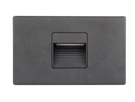 Lotus LED Lights LSD-3K-BK 2.5 Watt Vertical Led Step Light - 3000k - 125 Lumens - 120v - Black Finish