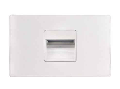 Lotus LED Lights LSD-3K-WH 2.5 Watt Vertical Led Step Light - 3000k - 125 Lumens - 120v - White Finish