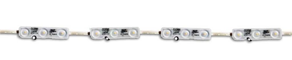 Core Lighting LSD50-30K-12V-25FT 4.4W/Ft. Indoor/Outdoor Flexible LED Mini Modules | CCT 3000K