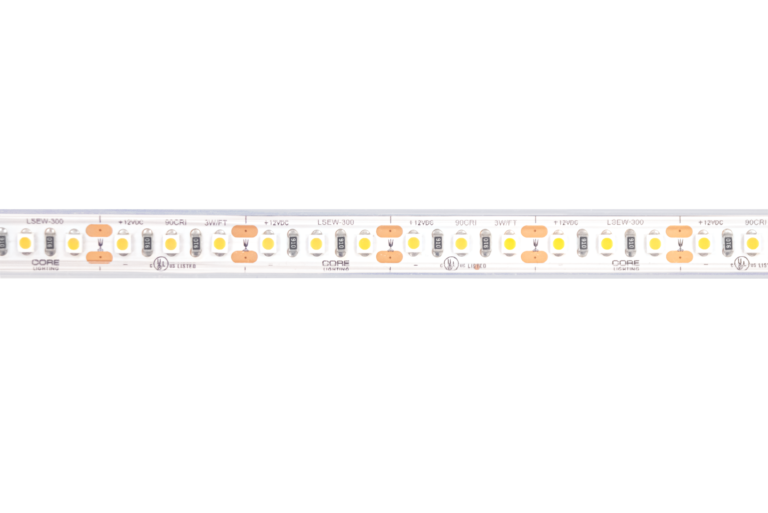 Core Lighting LSEW-300-27K-16FT-12V 3.0W ECO Series Outdoor Flexible LED Strip - 2700K - 234LM - 12V - 120°