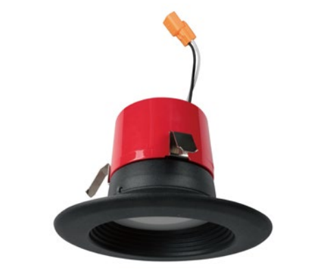 Lighting Spot 26 LSRD-3RB5CCT-BL 3 Inch LED Black Round Baffle Reflector Retrofit