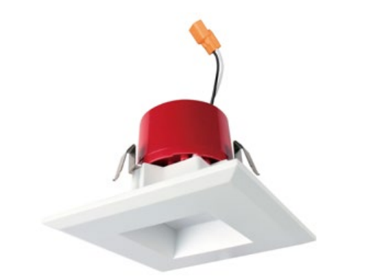 Lighting Spot 26 LSRD-3SQS5CCT-WH 3 Inch LED Square Smooth Reflector Retrofit Downlight