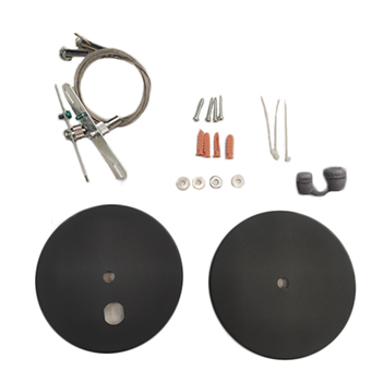 Lighting Spot 26 LSS-C-10BL 10ft. Canopy Kit, Black Finish