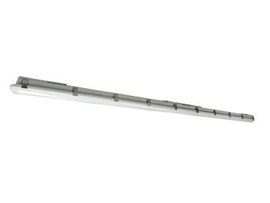 MaxLite LSV8U65WCSEMMS LED Vapor Tight 8ft 120-277V Wattage Select (65W, 75W, 90W) And CCT Selectable (3500K, 4000K, 5000K) - Battery Backup and Motion Sensor
