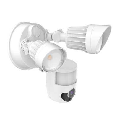 LED Smart Wi-Fi Security Light with Motion Sensor and Camera