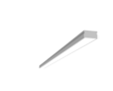 Lighting Spot 26 LSS-2D-4-3CCT-SL 4ft Medium Body LED Linear Light, Silver Finish