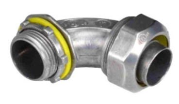Orbit LT90-250 2-1/2" Liquid Tight Non-insulated Zinc 90 Degree Angle Connector