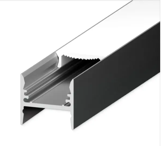 Lutron LU-SR1-K Lumaris 96" LED Tape Light Rectangular Architectural Mounting Channel Bundle - Surface Mount - Aluminum Channel - Frosted Lens - Accessories Included