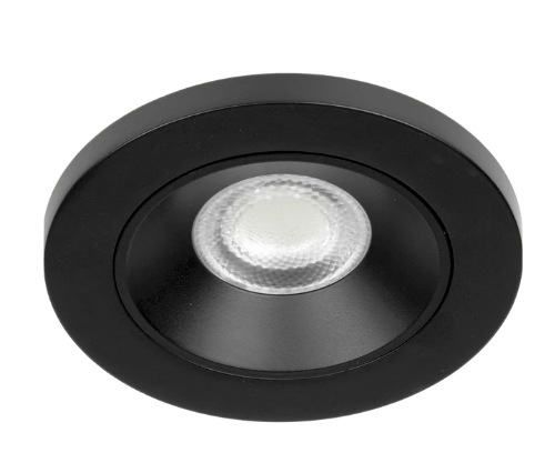 American Lighting LUNDRG4-5CCT-BK Lunette 4 inch 5CCT Diffuse Regressed Surface Mount Downlight, Black Finish
