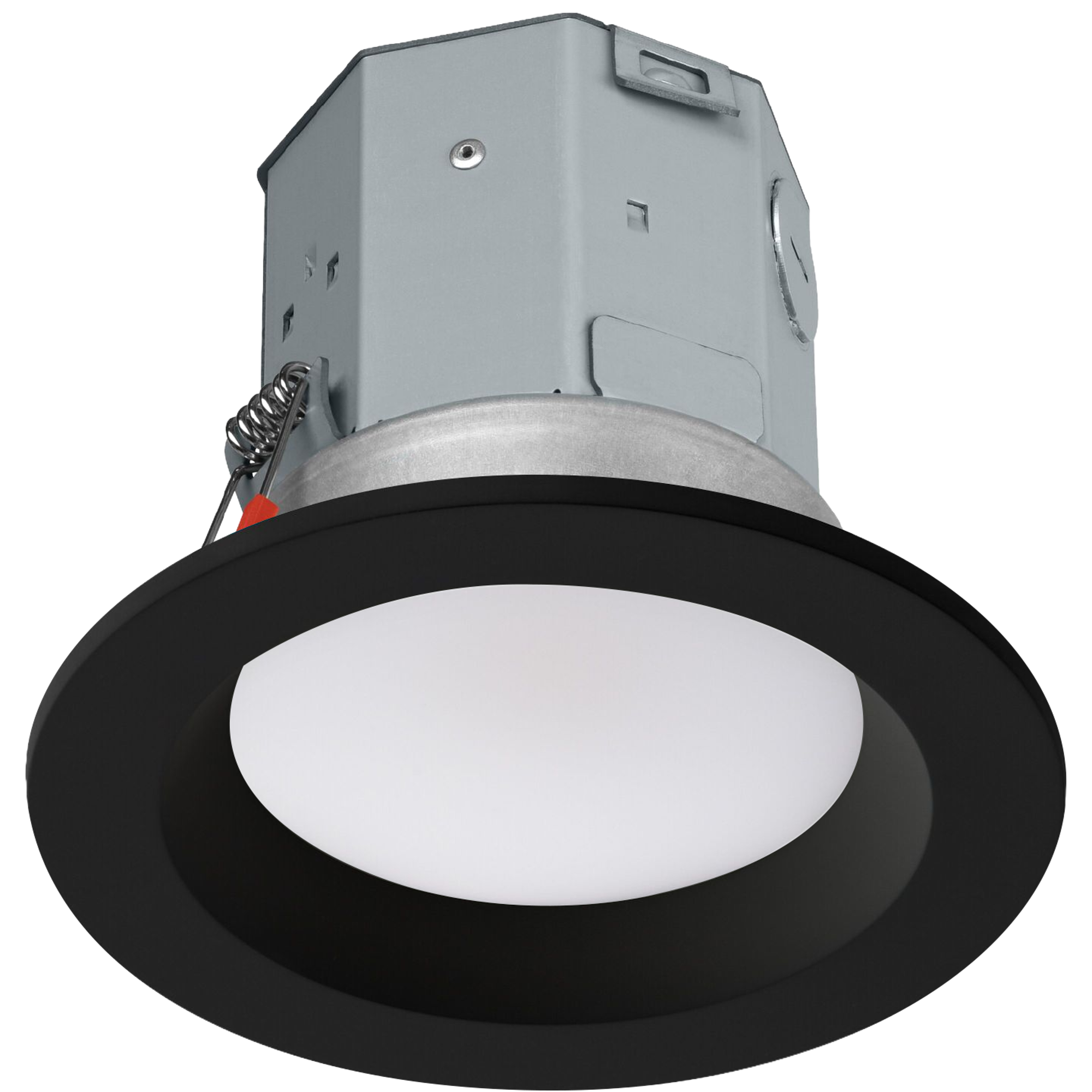 Lutron RRL-CD4BL-TW RadioRA 3 Lumaris 3" Remodeler LED Downlight for 4" Cutouts 800 Lumens Tunable White 90+ CRI Black Trim