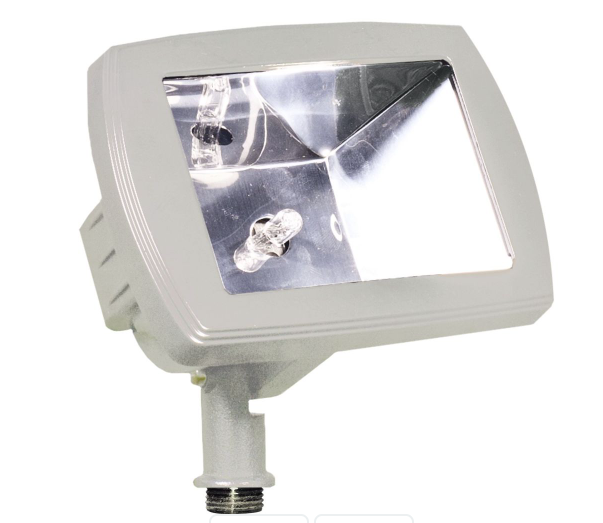 Dabmar Lighting LV105-W Cast Aluminum Directional Area Flood Light in White Finish