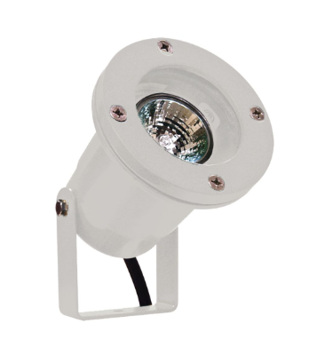 Dabmar Lighting LV108-L3-27K-W Cast Aluminum Spot Light, 2-Pin LED, Color Temperature 2700K, White Finish