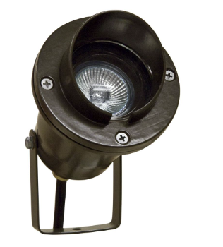 Dabmar Lighting LV109-L7-27K-BZ Cast Alum Spot Light 12V 2-Pin LED 7W 2700K Hood in Bronze Finish