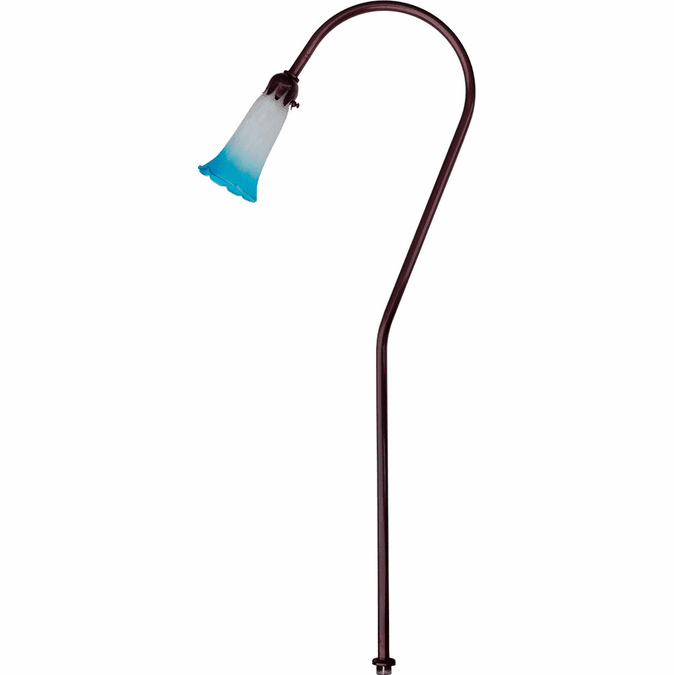 Dabmar Lighting LV114-BLUE-ABZ Modern Antique Bronze Halogen Pathway Landscape Lighting