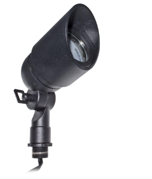 Dabmar Lighting LV133-VG Cast Aluminum Directional 2-Pin LED Spotlight with Hood, Wattage 20W, Voltage 12V, Verde Green Finish