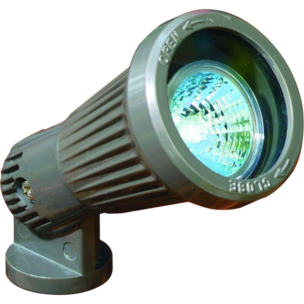 Dabmar Lighting LV200-L7-27K-BZ LED Cast Aluminum Spot Light W/2-Pin, 12V, Color Temperature 2700K, Bronze Finish