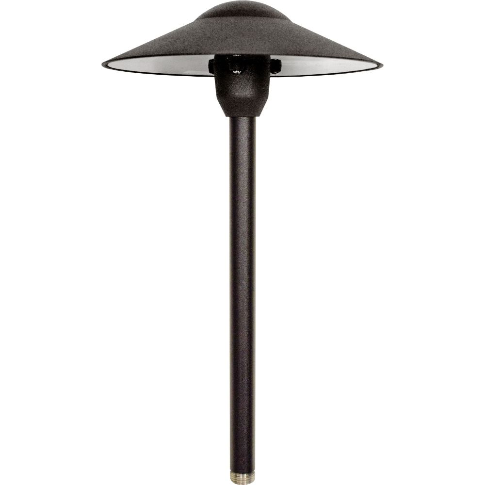 Dabmar Lighting LV214-B Solid Brass Path Area Light, Black Finish