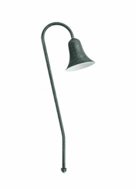 Dabmar Lighting LV215-L3-64K-AG Brass Horn Path Light 12V G4 LED 3W 6400K in Acid Green Finish