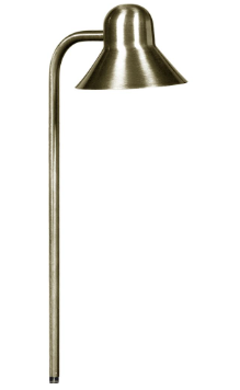 Dabmar Lighting LV217-ABS Brass Open Lamp G4 LED Path Light, Voltage 12V, Antique Brass Finish