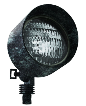 Dabmar Lighting LV23-L4-30K-VG Cast Alum Spot Light 12V Screw LED 4W 3000K Hood in Verde Green Finish