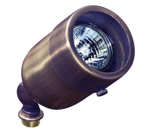 Dabmar Lighting LV29-ABZ Solid Brass Directional Spotlight in Antique Bronze Finish